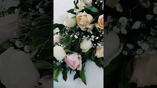 Wedding car floral decor