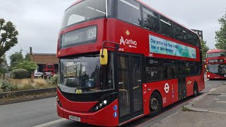 *RARE* Journey on Arriva London Bus 250: Norbury - Streatham Hill. E400 City Hybrid HA22 (LK66GZO)