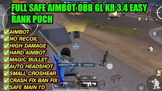 PUBG GLOBAL 3.4 AIMBOT NO RECOIL AIMLOCK MOD OBB FREE