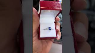 Sapphire & Diamond Ring