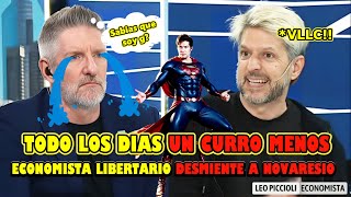 ECONOMISTA LIBERAL BANCA A MILEI Y DESMONTA OPERETA DE NOVARESIO.