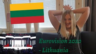 Eurovision 2020 - Lithuania - Reaction to The Roop "On Fire"