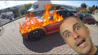 I broke down in my home built EV RX8 ;o(