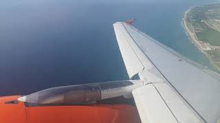 Easyjet A320 take off from Barcelona Sept 2019