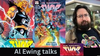 Al Ewing talks The Immortal Thor! #marvelcomics #thorloveandthunder