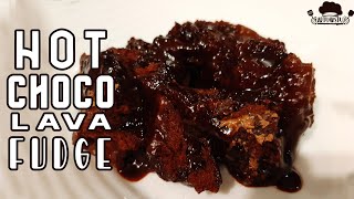 Hot Choco Lava Fudge | Cake With Molten Sauce | Eggless Choco Lava Cake | Chocolate Lava Pudding