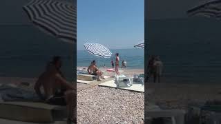 Крым , Посёлок Гурзуф . 04.07.2020 лето море жара Crimea