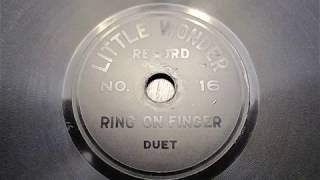 LITTLE WONDER No. 16 - RING ON FINGER - Duet