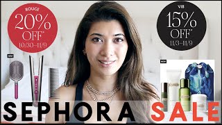 SEPHORA VIB SALE HOLIDAY 2020 WHAT I'M BUYING SHOP WITH ME LA MER DR. BARBARA STURM REVIEWS GIFTS