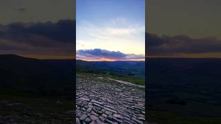 Sunset from Mam Tor #shorts #sunset #mamtor #peakdistrict #hiking