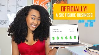 My Small Business is Officially a Six Figure Business! How I Did It!