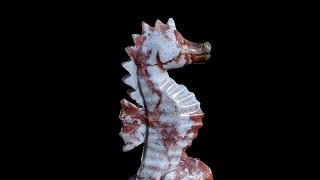 Blue Seahorse-Ocean Jasper!