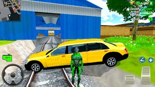 Yellow Limousine Taxi Drive #4 - Mech Robot With Weapon vs Police - Android Gameplay