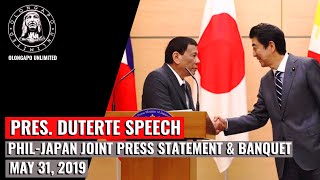 Phil - Japan Joint Press Statement & State Banquet (May 31, 2019)