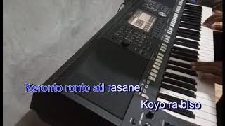 DITINGGAL PAS SAYANG SAYANGE - Karaoke Nada Cewek Yamaha PSR