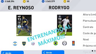 Entrenando jugadores pes 2020 mobile