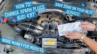 How to replace spark plugs on a Audi S7 C7 4.0T (is it worth it?!)