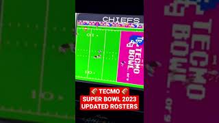 PATRICK MAHOMES 🏈 TECMO SUPER BOWL 2023 UPDATED ROSTERS