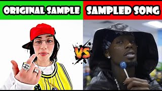 ORIGINAL SAMPLE VS SAMPLED RAP SONGS! (2024)