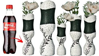 HOW TO MAKE FLOWER VASE FROM PLASTIC BOTTLE