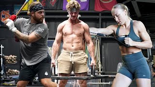 Intense STRENGTH & POWER Workout with Tommy White, Skylar Wallace, & Colby Shelton"