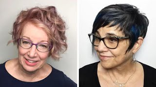 20 Universell Schmeichelhafte Frisuren Für Frauen Über 50 Mit Brille