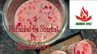 Delhi ka Famous Mohabbat Ka Sharbat | Ramzan Special Watermelon Milkshake | Mumbai Spice | 2021