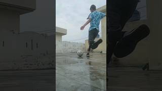 practice on roof 🤍😌 #football #viral #subscribe #roof #shorts