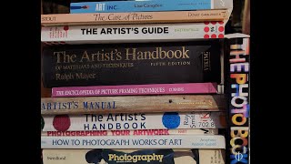 The Book Shelf: Photograph, Preserve, & Frame Your Artwork