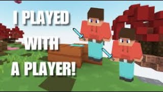 I PLAYED WITH COSMIC_VOID IN BLOXD.IO BEDWARS!