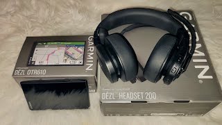 Garmin headset and GPS unboxing and first impressions