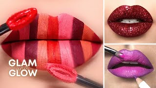 17 MESMERIZING LIPSTICKS Compilation + Lip Contouring Tutorial 💋😵 | Fall Makeup 2020