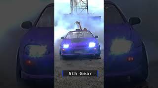 Huge Burnout! Twin Engine MX3!  #compoundturbo #automobile #drift #turbo #twinturbo