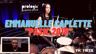 Drummer Reacts - Emmanuelle Caplette "PASIC 2018"