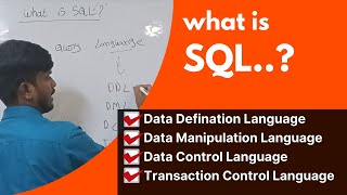 what is #SQL?#ddl #dml #dcl #tcl #frontend #html #cybersecurity #css #javascript Call @9000350367