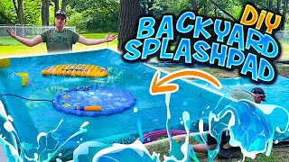 DIY Summer Fun: Build Your Own Backyard Splashpad