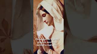 Powerful Prayer to Mary's Most Holy Name #shorts #prayer #love #Jesus #God #faith #hope #peace