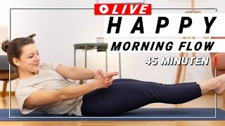 Yoga Live Flow - Happy Morning Flow - kraftvoll und entspannt in den Tag starten | ca. 45 Min