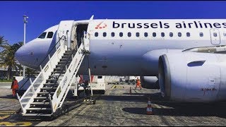 Brussels Airlines | Economy Class | Brussels to Nice | HD |Airbus A319 Flight Review