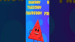 Days Of The Week #shorts #babybox #nurseryrhymes #kindergarten #cartoonvideos #rhymes #kidssong