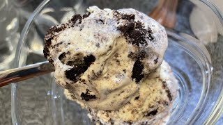 Oreo Ice Cream / Cookies and Cream Dairy Ice Cream (4K)