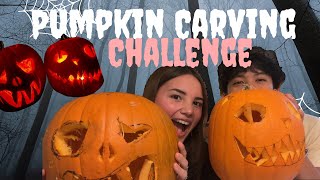 PUMPKIN CARVING CHALLENGE | HALLOWEEN