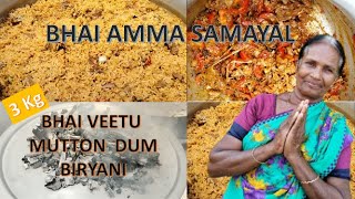 Bhai Veetu Mutton Dum Biryani | 3 Kg Mutton Dum Biryani Muslim Style in Tamil (English Subtitles)