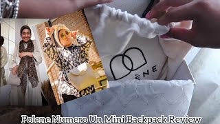 POLENE NUMERO UN MINI BACKPACK IN TAUPE| Unboxing Review| My Honest Thoughts