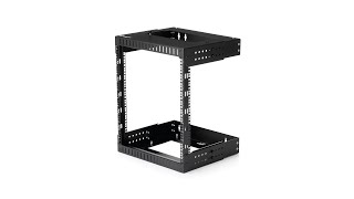 12U 19" Adjustable Wall Mount Network Rack | RK12WALLOA | StarTech.com