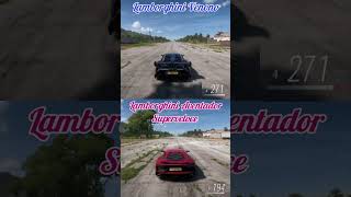 Lamborghini Veneno & Lamborghini Aventador Superveloce test speed  #forza #shorts #tiktok