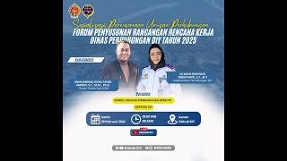 [LIVE]Forum Penyusunan Rancangan Rencana Kerja Dinas Perhubungan DIY Tahun 2025