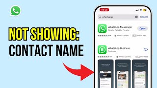 Fix WhatsApp Not Showing Contact Name