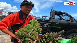 Muat Pisang di Kapal