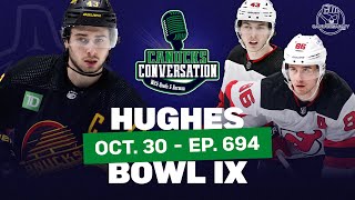 The Hughes Bowl IX ft. Dave Hall | Canucks Conversation Live